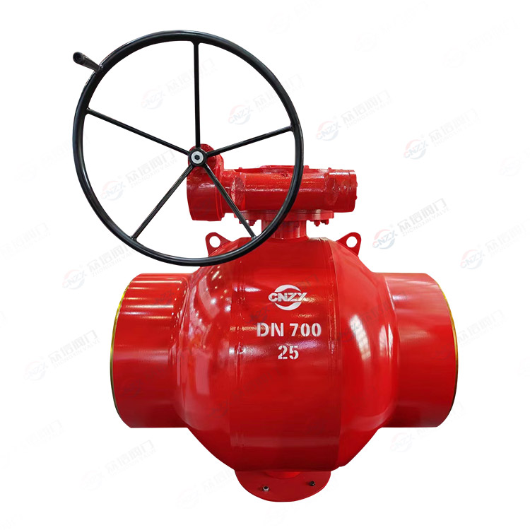 Fully welded ball valve