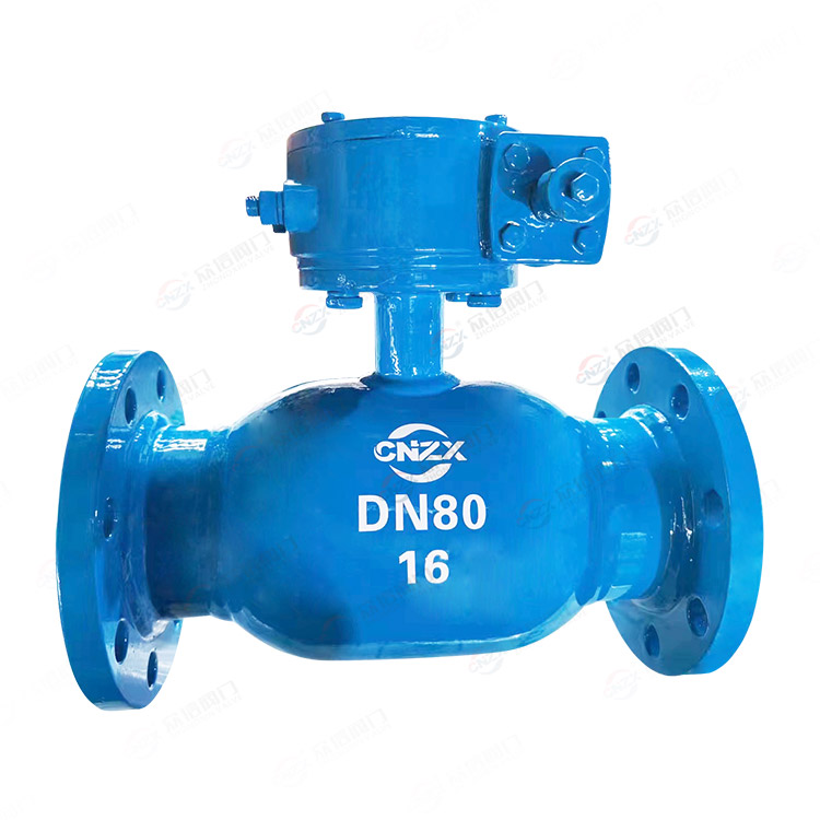 Fully welded flange ball valve