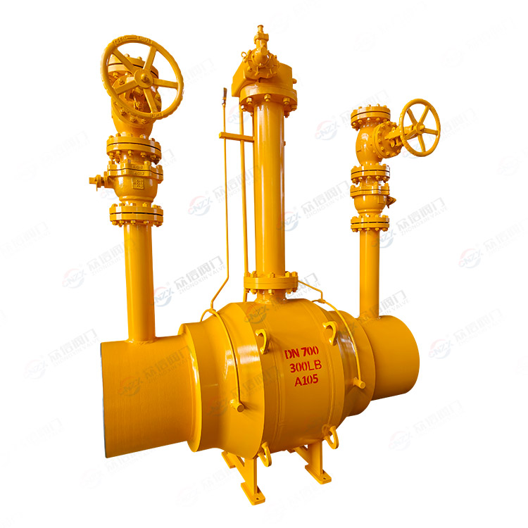 Pipeline fully welded ball valve