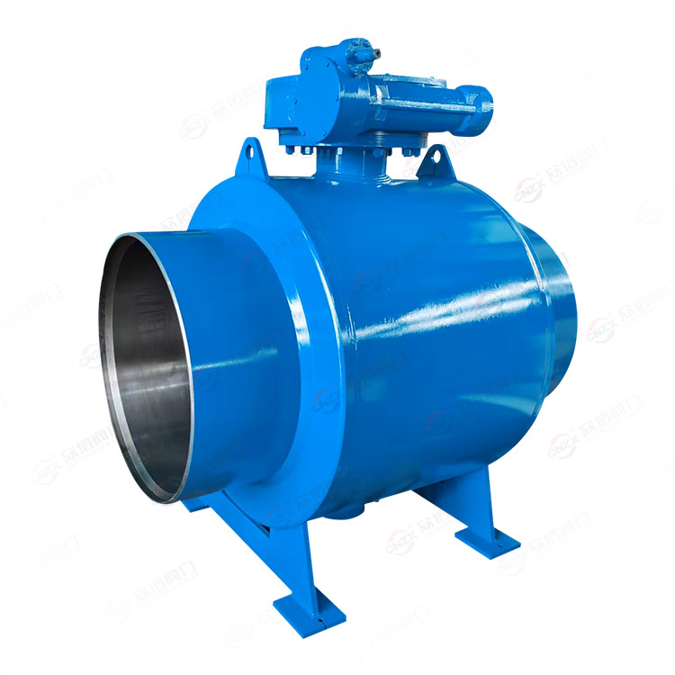 Fully welded ball valve