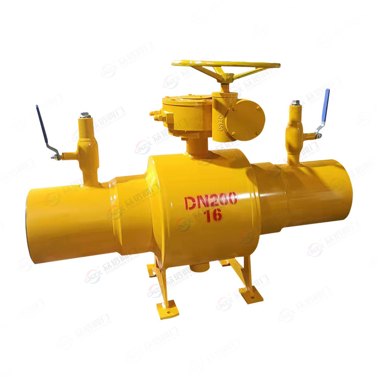 Pipeline fully welded ball valve