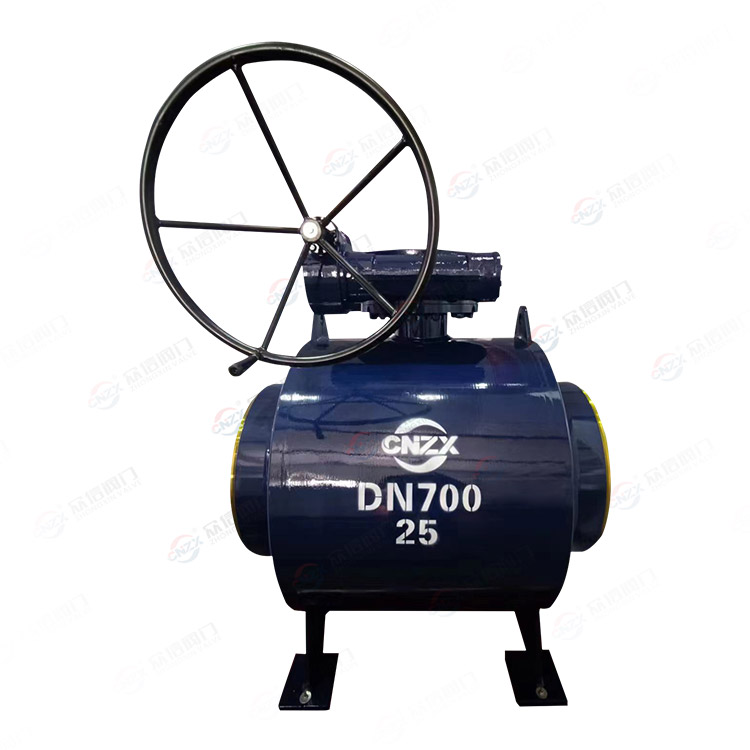 Fully welded ball valve