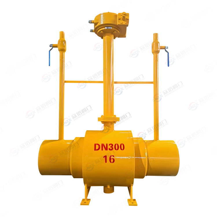 Pipeline fully welded ball valve