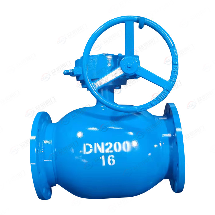 Fully welded flange ball valve