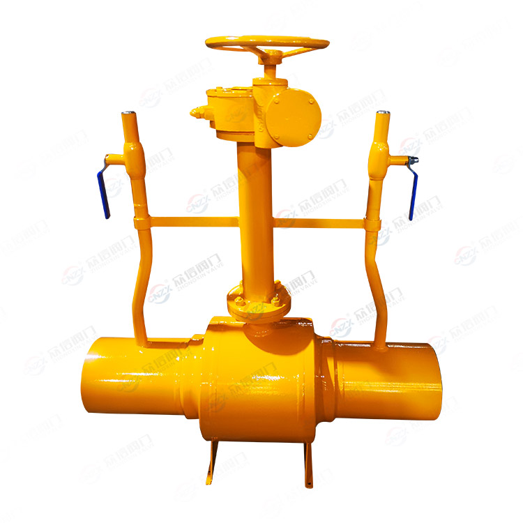 Pipeline fully welded ball valve