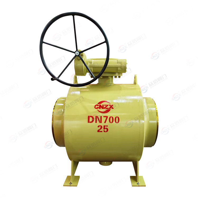Fully welded ball valve