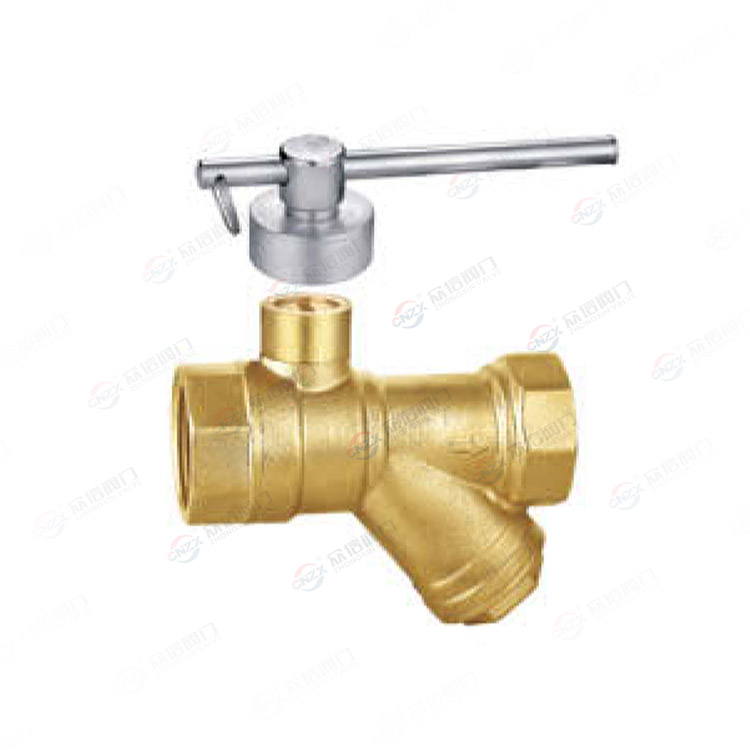 Lock filter ball valve