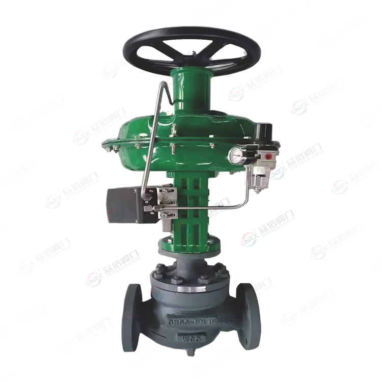 Fluorine lined regulating valve
