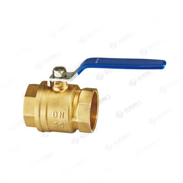 Brass forged internal tooth ball valve
