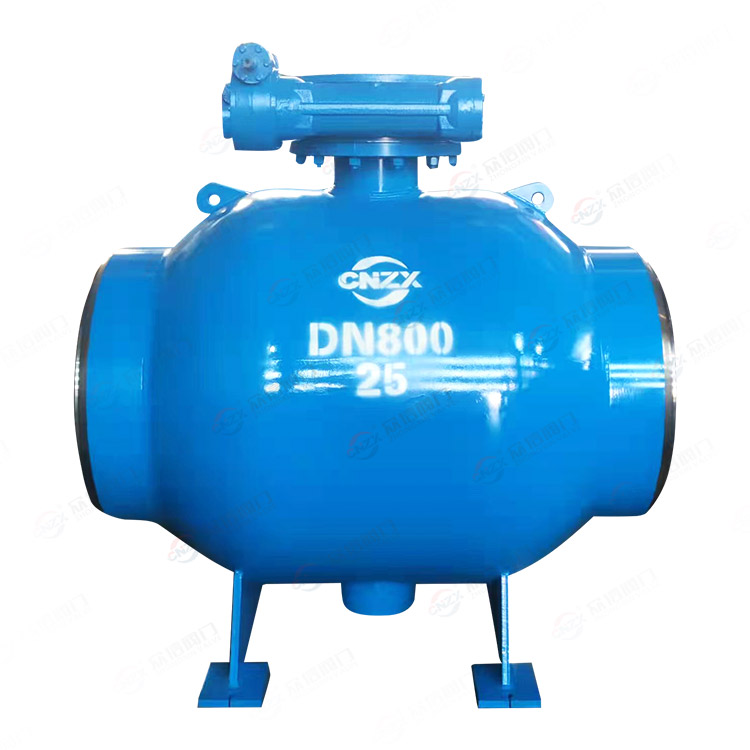 Fully welded ball valve